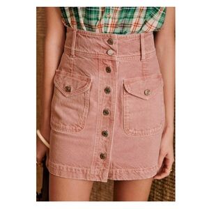 Sezane Bettie Skirt in Pink 8